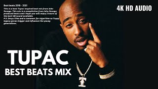 Best Tupac Beats Mix  2pac Instrumental Mix  4K HD AUDIO [upl. by Rickert]