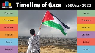 Timeline of Gaza  3500 BCE to October 7th 2023 [upl. by Pimbley]