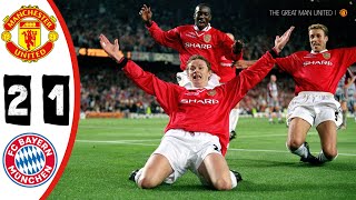 Manchester United 21 Bayern Munich ● Trohpy in 2 Minutes ● Uefa Champions League Final 199899 [upl. by Bhayani]