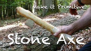 Stone tools 2 Hafted stone celt axe  hatchet 🪨 [upl. by Ayar759]