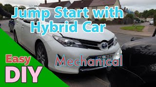 Jump Start from a Hybrid car [upl. by Rurik]