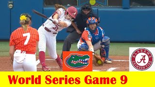 14 Alabama vs 4 Florida Softball Highlights 2024 NCAA World Series Game 9 [upl. by Aesoh697]