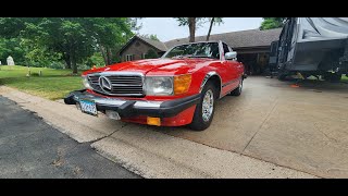 1977 MercedesBenz 450SL Convertible For Sale by Mad Muscle Garage [upl. by Ettenor]