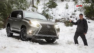 2021 Lexus GX 460 Review and OffRoad  Snow Test [upl. by Elbertine]