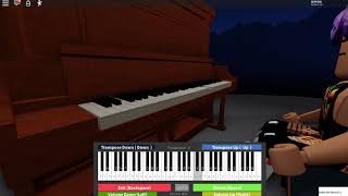 mxmtoon  Prom Dress  Roblox Piano  Virtual Piano [upl. by Celeste]