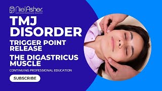 Trigger Point Release for Jaw Pain and TMJ  Digastricus Muscle [upl. by Esirtal770]