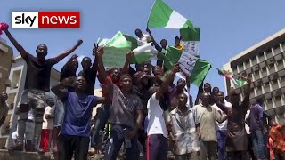 End SARS protests Nigeria says many lives lost in unrest [upl. by Jacobine]