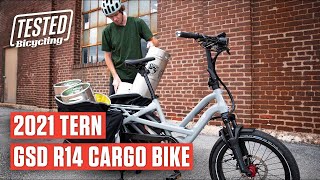 Can The Tern GSD R14 ECargo Bike Replace Your Car  TESTED  Bicycling [upl. by Ennaisoj23]