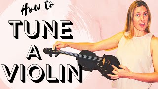 How To Tune A Violin How to tune a violin for beginners Violin tuning Violin tuning notes [upl. by Yewed]