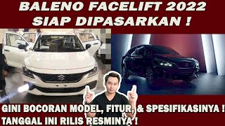 Baleno Facelift 2022  Bocoran Model Fitur amp Spesifikasi [upl. by Ddart88]