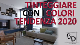 Tinteggiare con COLORI TENDENZA 2020  Arredamento  Belula Design [upl. by Ramma]