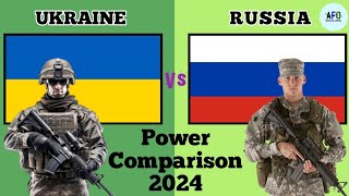 Ukraine Vs Russia Military Power Comparison 2024  Russia Vs Ukraine Military Strength 2024 [upl. by Ffirahs497]