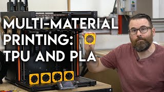 Prusa XL  MultiMaterial Testing TPU and PLA [upl. by Nesiaj582]