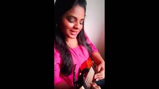 Chinkaara Kinnnaram ❤️  Ukulele  Amritasree Nair [upl. by Etteroma562]