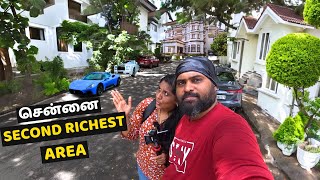 Chennais SECOND RICHEST AREA💰Rich Celebrity Houses🏘Fun Vlog😄 [upl. by Harwell]