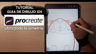 TUTORIAL PROCREATE EN ESPAÑOL  GUIA DE SIMETRIA CON EJERCICIO PRACTICO [upl. by Weiman]