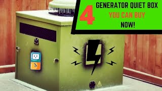 4 Generator Quiet Box You Can Buy NOW Baffle Box [upl. by Atokad]