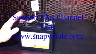 Harbor Freight Thunderbolt Magnum Solar 35 amp Hour Battery Review [upl. by Tawnya]