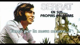 Joan Manuel Serrat  Cançó per la meva mestra  11 1976 [upl. by Ares278]