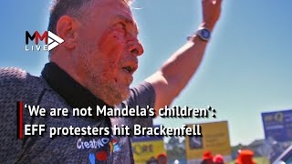 ‘Were not Mandela’s children’ teargas stun grenades and fisticuffs as EFF protest in Brackenfell [upl. by Hennebery]