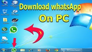 How to download whatsapp on computer and laptop and pc free urdu hindi [upl. by Pittel350]