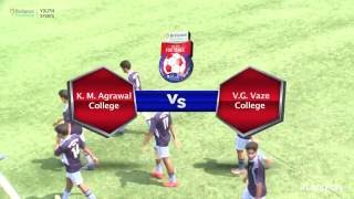 RFYS Mumbai College Boys  VG Vaze College vs K M Agrawal College Highlights [upl. by Ayotac]