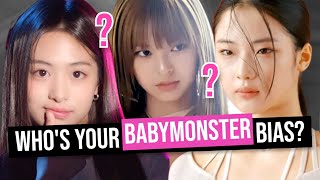 Introduce All 7 BABYMONSTER Members  A Guide To Choose Your Baemon Bias [upl. by Diamante]