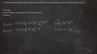 Przedstaw podpowłokowy zapis konfiguracji elektr atomów podanych pierwiastków a miedzi b o liczbie [upl. by Baggott160]