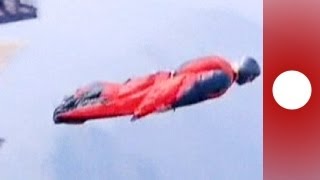 Video Wingsuit diver Victor Kovats dead after tragic leap in China [upl. by Kutzenco794]