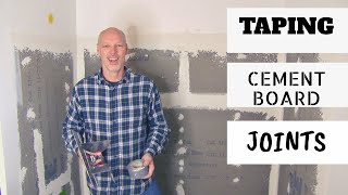 How to tape Cement Board Joints [upl. by Venus539]