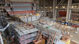 Inside Glasgow’s ‘frigate factory’  The Navy’s first Type 26 warship takes shape [upl. by Atir208]