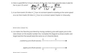 Grade 6 Unit 2 Lesson 12 Practice Problems [upl. by Faunia832]