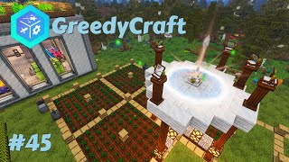 GreedyCraft  Boosting Mystical Crop Growth  Ep 45 [upl. by Hagai671]