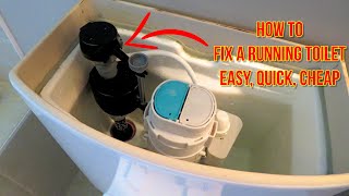 How to Fix a Toilet That Keeps Running GUARANTEED  Cheap and Easy DIY Repair [upl. by Ahkeber802]