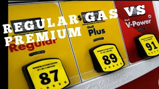 SHELL REGULAR GAS VS V POWER PREMIUM [upl. by Jonina68]