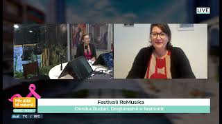 Festivali ReMusika Donika Rudari Drejtoreshë e festivalit 18102024 [upl. by Annatnas]