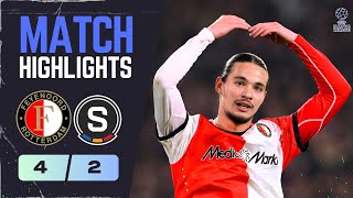 Feyenoord 42 Sparta Praha  Champions League Thriller [upl. by Garfield]