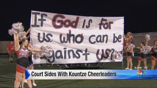 Court sides with Kountze cheerleaders [upl. by Pasco]