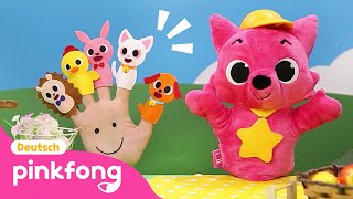 Tier Fingerfamilie  Fingerfamilie  Baby Shark Deutsch  Pinkfong Baby Hai Kinderlieder [upl. by Xuagram]