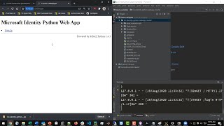 Adding Microsoft Authentication to Flask Python Web Application [upl. by Tabbitha466]