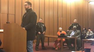 ExNFL WR Joe Jurevicius speaks in court at sentencing of man who robbed him [upl. by Allehc]