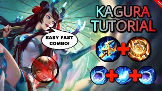 KAGURA TUTORIAL FOR BEGINNERS 2023  HOW TO USE FAST COMBOS amp DELETE ENEMIES  KAGURA TIPS amp TRICKS [upl. by Nylirak]