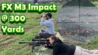 FX M3 Impact Target Shooting at 300 Yards  Plus Exploding Targets [upl. by Livesay208]