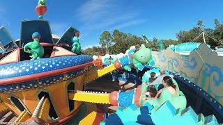 TriceraTop Spin at Disneys Animal Kingdom [upl. by Nessim224]