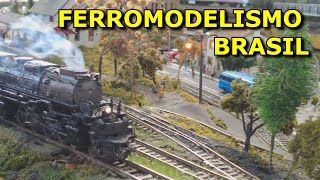 UMA EXPOSIÇÃO DE FERROMODELISMO MEGA BLASTER [upl. by Zinn]