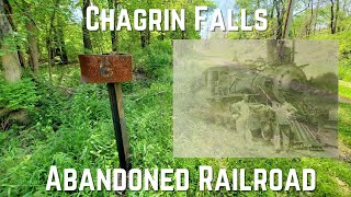 An Abandoned Railroad Branch Line in Chagrin Falls Ohio [upl. by Htomit405]