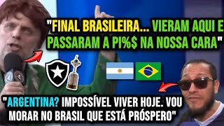 argentino explica porque o brasil domina a libertadores quot7 dos 10 mais ricos são brasileirosquot [upl. by Crary]