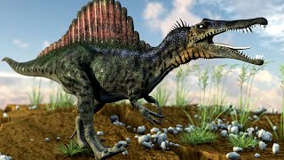 Waterliving Spinosaurus dinosaur discovered [upl. by Nnodnarb]