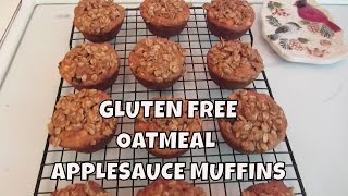 Gluten Free Oatmeal Applesauce Muffins [upl. by Carolee]