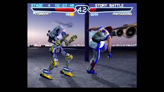 Tekken 4 PlayStation 2 Story Battle as Combot [upl. by Rees]